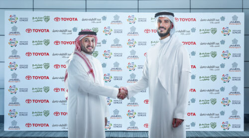 Hassan Jameel and Omar Maghrabel, CEO, Saudi Pro League