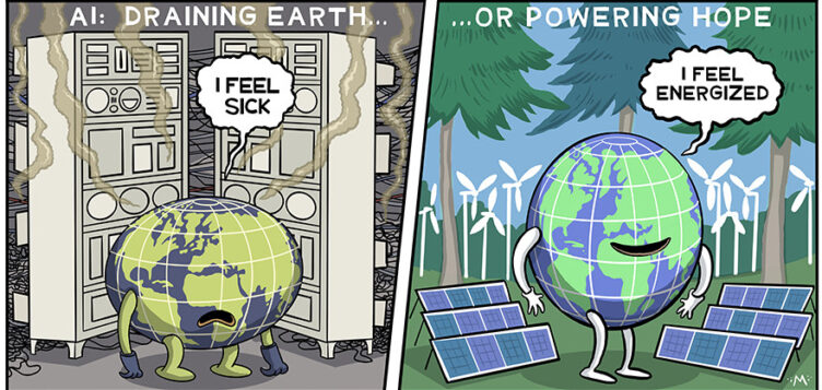 Can AI help or hinder a greener future?